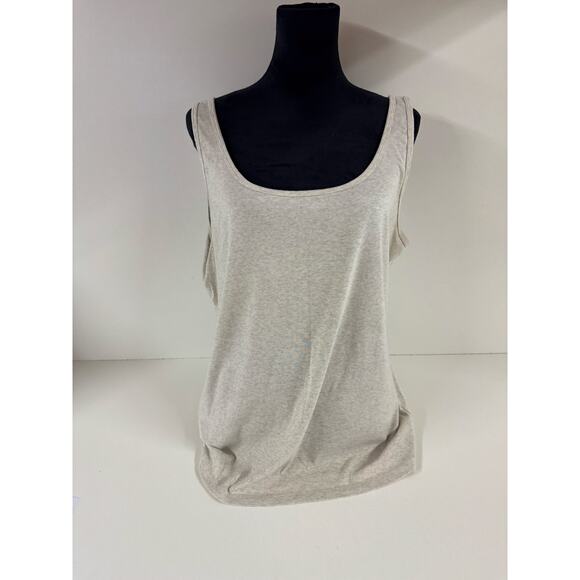 Sonoma Women’s Plus Size 2X Sleeveless Tank Top Taupe Color Stretchy - Picture 1 of 6